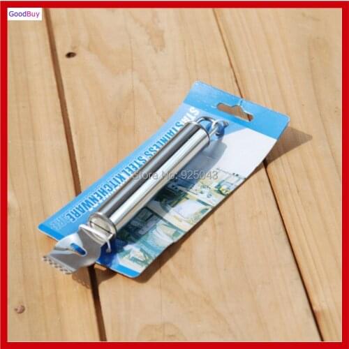 5pcs/lot New Stainless steel Citrus Lemon Zester Stripper Lemon grater peeler shredder lemon peel scraper