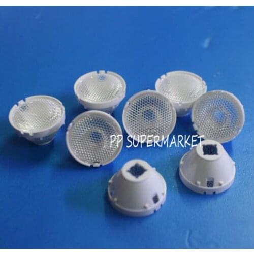 50pc 30 Degree 21mm Reflector Collimator LED Lens For Cree T6 U2 XML XM-L LED