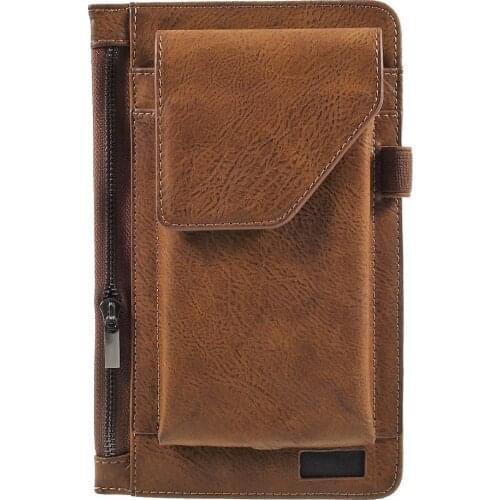 Stand case for Belt Case Vertical include Inner Pocket with zipper length for HiSense F25 (2019)