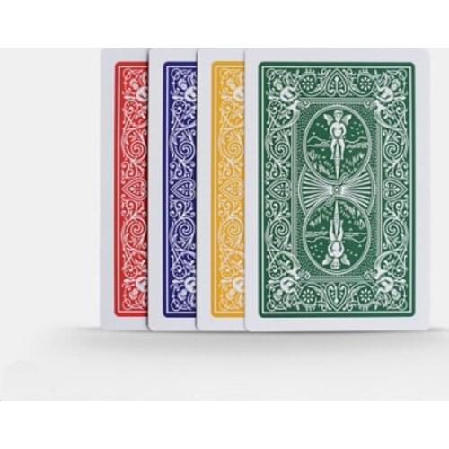 Four-color Big Card Change Magic Tricks Stage Close Up Magia A Change To White Card Classic Magie Illusion Gimmick Props