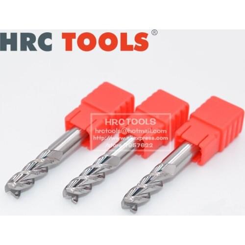 G23-d4x20Hx4Dx100L Alloy Coating Tungsten Steel Aluminum Copper Endmills Tools 4mm HRC55