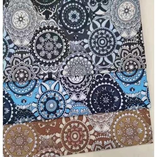 New Arrivals Ethnic Paisley Dress Cotton Material Bohemian Floral Pattern Poplin Fabric