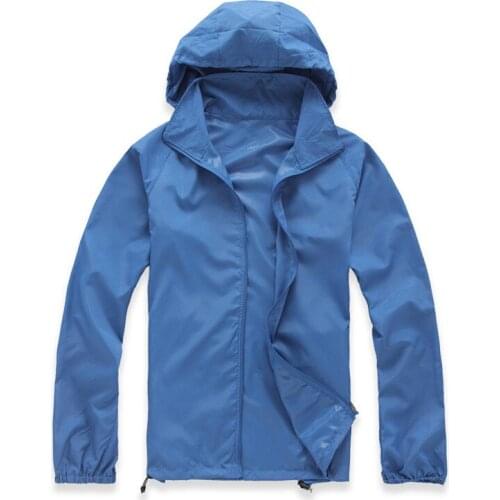 Summer Lovers Skin Clothing Men Women Breathable Hooded Long Sleeve Waterproof Quick Dry Outdoor Camping Windproof Hiking Jacket