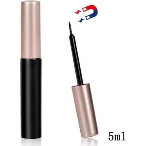 Magnetic Liquid Eyeliner Waterproof Smooth Eye Liner Rose Gold Bottle Makeup Cosmetic Easy To Wear Quick Dry Liquid Eyeliner DHL