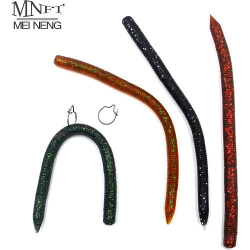 MNFT 40Pcs 13cm 4g Soft Earthworm Fishing Bait Plastic Artificial Lure Soft Lure 4 colors Worms Earth Worm Fishing Baits