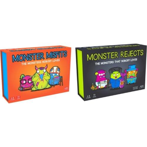 Monster Rejects NSFW Edition Monster Misfits Ridiculous Card Board Games for Adults