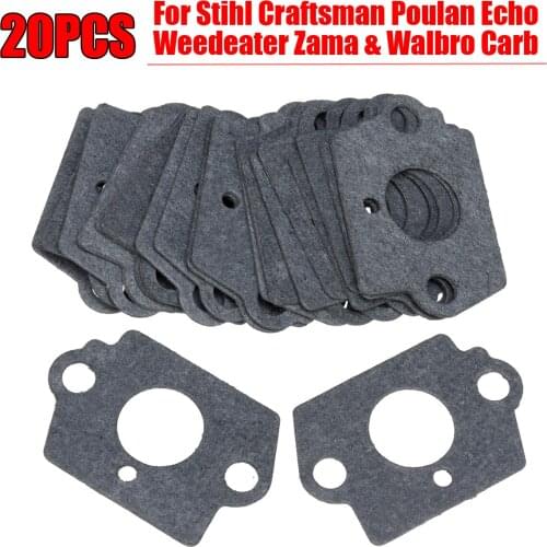 Echo Zama Walbro Stihl Craftsman Poulan 20 Carbon Rod Rebuild Kit for Carbohydrate Gasket