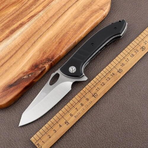 New 5820 folding multifunctional jungle outdoor camping knife 8 CR13 blade G10 + steel handle hunting self-defense EDC tool