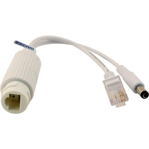 New Brand ESCAM POE Splitter power over ethernet splitter 10/100mbps IEEE802.3af 12V/1A poe splitter for IP camera