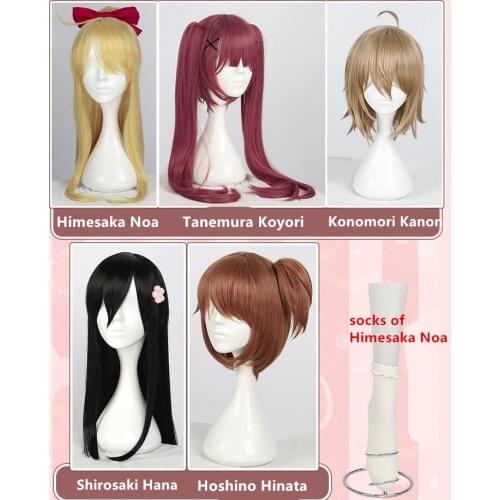 Anime Cosplay Wig Himesaka Noa/Tanemura Koyori/ Konomori Kanon/Shirosaki Hana/Hoshino Hinata Cosplay wig