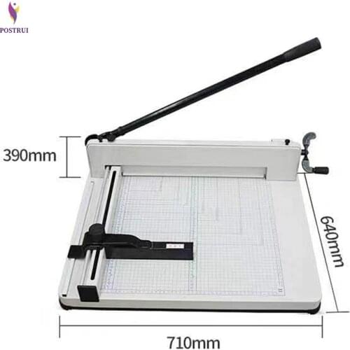 858-A3 44mm Manual Paper Cutter Machine 17" A3 Heavy Duty Papers Slicer Guillotine Paper Cutter 400 Sheet Max