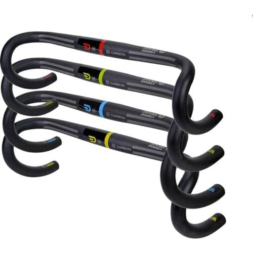 DODICI Carbon Fiber handlebar 31.8mm*400mm/420mm/440mm Road bicycle handlebar Cycling Light Handlebar Bicycle Accessories Parts