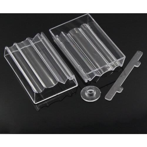 Bead Roller For Jewelry Making Perfect Polymer Clay Beads Rectangle Transparent 10.2cm x 6.4cm x 1.9cm(4"x2 4/8"x 6/8"), 2 Sets