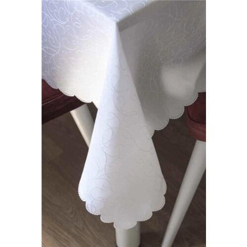 Scrub 160*220 table cloth 12 personality White Ramose 440095902