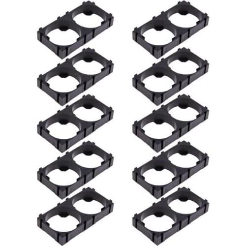 10pcs/lot MasterFire 2 x 26650 Lithium Batteries Triple Holder Bracket For Diy Battery Pack High Quality Battery Holder