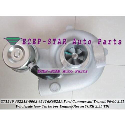 GT1549 452213 452213-0003 452213-0001 Y4T6K682AA Turbo Turbocharger For Ford Commercial Transit van YORK Otosan 1997-00 2.5L TDI