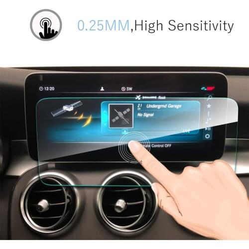 For Mercedes Benz C-Class W205 2019 2020 10.25Inch Navigation Screen Film High Sensitivity Screen Protector