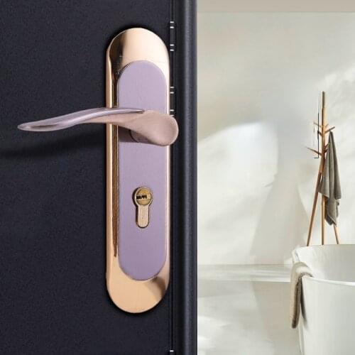 Interior door locks Double Security Entry Mortise house door Lock Set stainless steel gate locks safe handle keylock