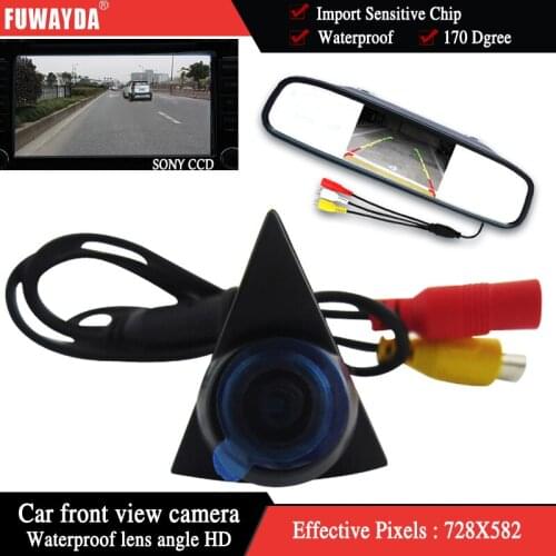 FUWAYDA Car front View Camera front view Mirror Monitor for volkswagen VW GOLF Bora Jetta Touareg Passat Lavida PoloTiguan