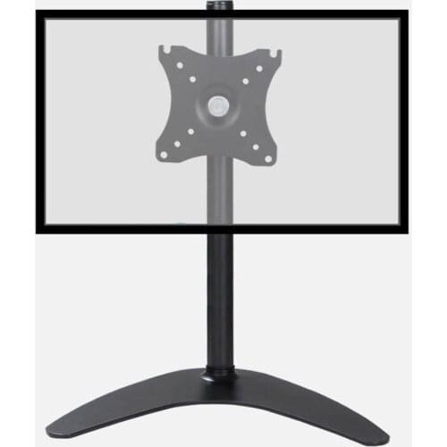 DL-T600 10"-27" big base 400mm high VESA 50X50 75X75 100X100 touch screen lcd monitor arm shelf desktop bracket quick release