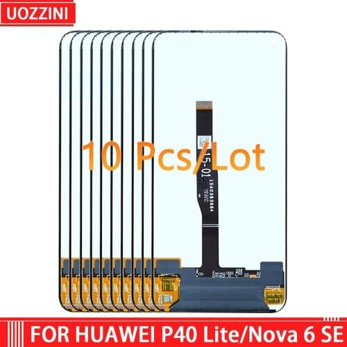 10Pcs/Lot Lcd For Huawei P40 Lite Nova 6 SE P40Lite Lcd Display Touch Screen For Huawei Nova 6SE Lcd Digitizer Assembly