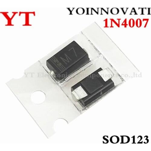 100pcs 1N4007 IN4007 4007 M7 SMD DO-214AC Best quality