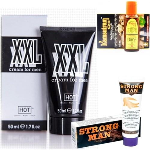 3Pc Strong Man Gel Xxl Cream Penis Enlargement Cream Increase Growth Dick Size Extender Sexual Products Sex Pills