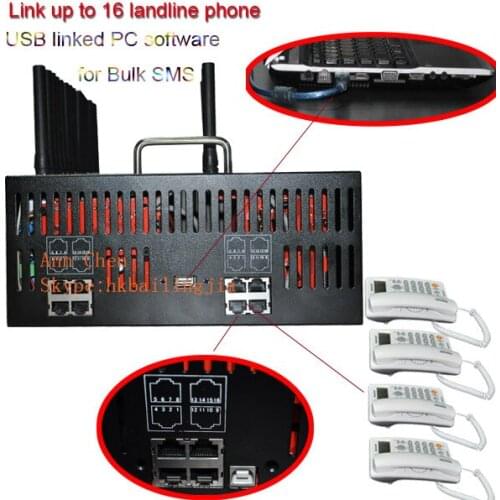 32 ports 128 sim cards gsm gateway FWT fixed wireless terminal