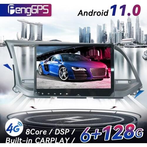 Android 11.0 CD DVD Player For Hyundai Elantra 2015-2018 Multimedia Headunit Auto Stereo GPS Navigation Radio Carplay DSP 6Core