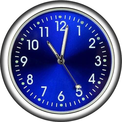 Car Clock Car Clock Luminous Mini Automobiles Internal Stick-On Digital Watch Mechanics Quartz ClocksAutomotive Styling Accessor