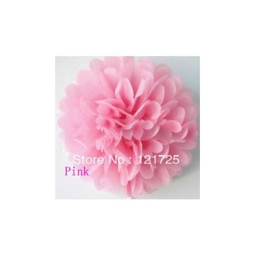 Free Shipping 6"(15cm) Tissue Paper Pom Poms Party Wedding Shower Flower Balls Decoration