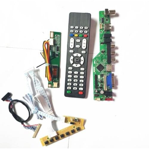 For LTN160AT02-002/H01 Remote+Inverter+keyboard T.V56 controller board 1CCFL 30Pin LVDS LCD VGA HDMI-Compatible AV USB RF