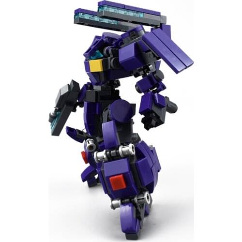 360Pcs Original Design Mech Warrior Building Blocks Toys For Children Armor Robots Anime Figure Model 14cm Action Figure Dolls