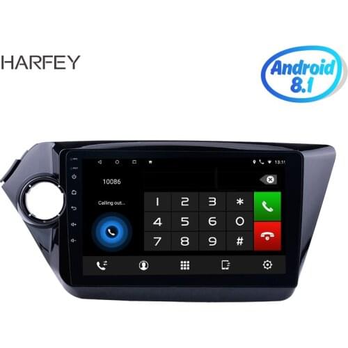Harfey Android 10.0 API 29 for 2011-2015 Kia K2 RIO Head unit Radio Removal with 9" Multi-touch Capacitive GPS DVD Player 3G
