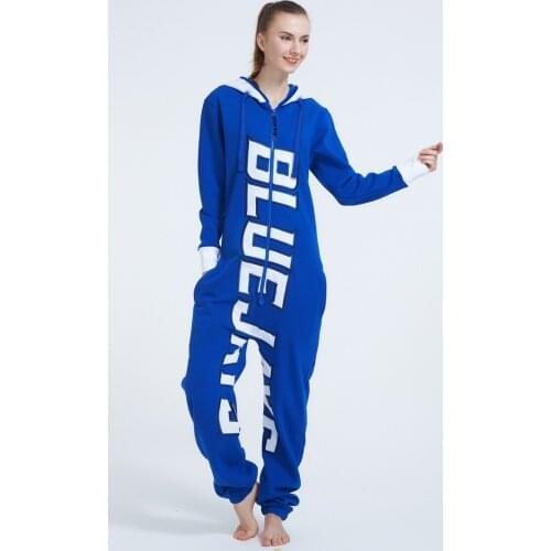 ZOOOP IT UP Romper Nordic Way Onesies All In One Playsuit Hoodie Fleece Zip Unisex Women Set