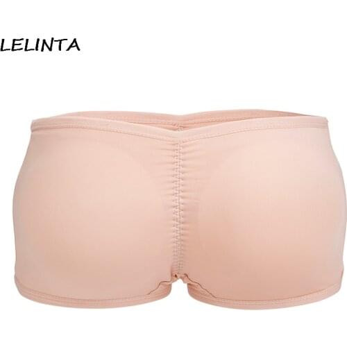 Womens Butt Lifter Shapewear Shorts- Padded Underwear for Women- Fake Buttock Hip Lace Boyshort Seamless Panties Body Shaper