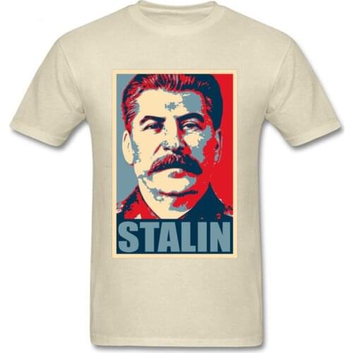 USSR Stalin T-shirt Cool 2019 Mens T Shirt Mens Cotton Tops Character Designer Tees For Guys C C C P Soviet Union Streetwear XS