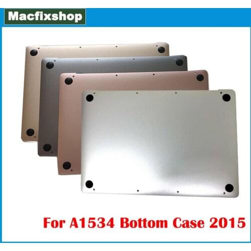 Original A1534 Early 2015 For MacBook 12" A1534 Bottom Case Cover Gold Silver Space Grey Pink 661-02278 661-02245 661-02267
