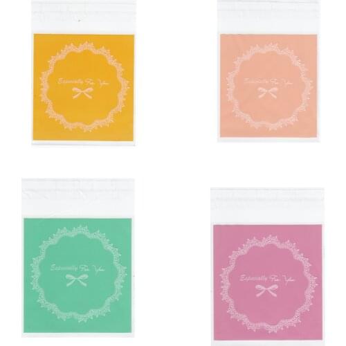 Plastic Cellophane Bags Cookie Candy Gift Bags Jewelry Bag with Self Adhesive Pouch DIY Wedding Birthday Party Gift Packing