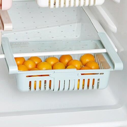 1PC Kitchen storage rack organizer kitchen accessories organizer shelf fridge storage shelf box Drainable storage box