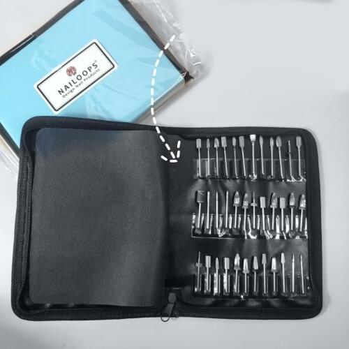 Professional 72 Slots Nail Drill Bits Holder Organizer Container for Home Use or Nail Salon Nail Drill Bit Organizer