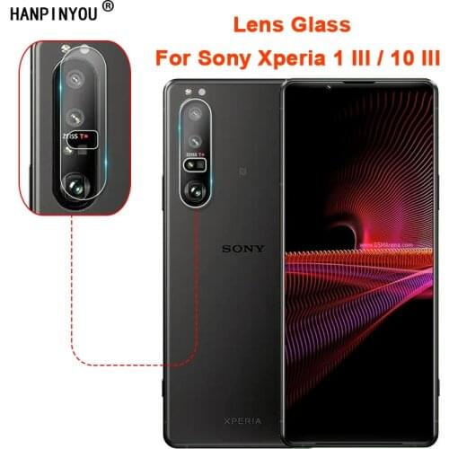 For Sony Xperia 1 III / 5 / 10 III Clear Ultra Slim Back Rear Camera Lens Protector Cover Soft Tempered Glass Protection Film