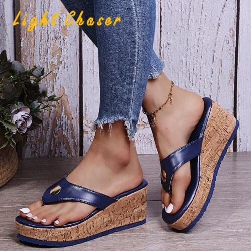 Summer Fashion Womens Wedges Sandals Beach Casual Female Platform Peep Toe Flip Flops Ladies Slippers Slingback Lady Sandals