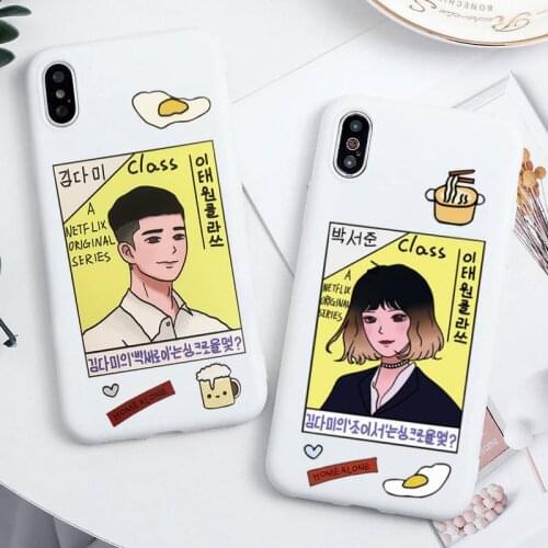 INS Korea Class Phone Case For iphone 12 11 Pro Max Mini XS 8 7 6 6S Plus X SE 2020 XR Candy white Silicone cover