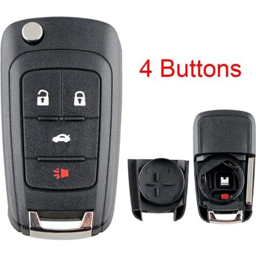 4 Buttons Replacement Flip Folding Car Remote Key Cover Fit for Chevrolet Opel Vauxhall Astra Insignia Vectra Corsa Zafira