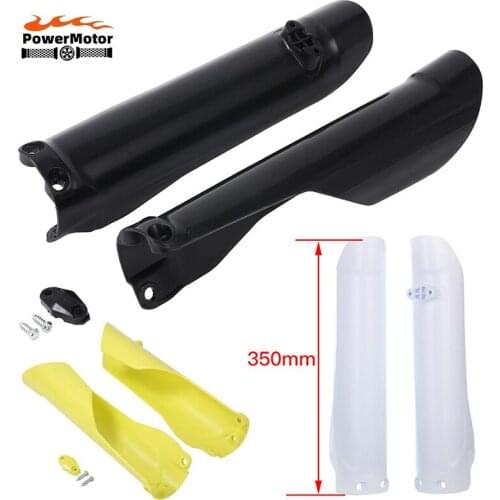 Motocross Front Fork Protector Covers Fork Guards Plastic Frame Protection Cover For SX SXF XC-W EXC-F Husqvarna 2016-2018