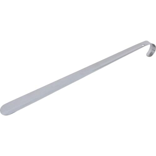 16.5inch Long Handle Shoehorn Shoe Horn Lifter Stainless Steel Silver Shoe lifter with simple design