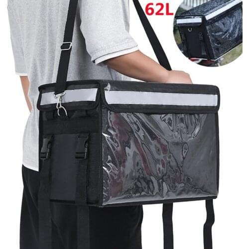 62L Large Waterproof Picnic Cooler Bag Outdoor Insulated Thermal Food Drink Delivery Box Travel Thicken Camping Refrigerator Bag