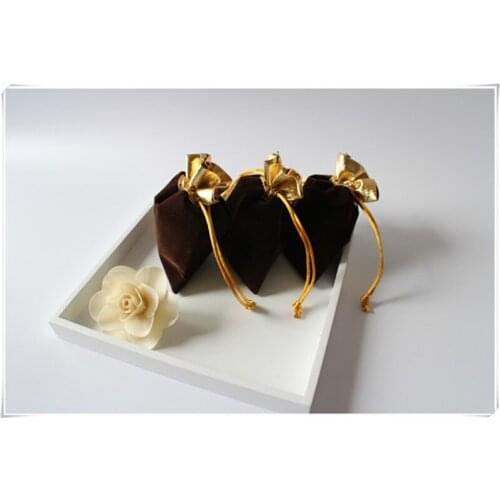 Customized Logo velvet Pouch Velvet drawstring bag Jewelry bag Gift Bags