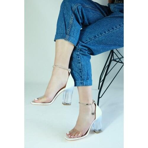 White Skin Women 'S High-Heeled Shoes